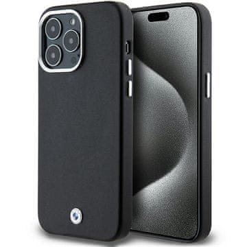 Bmw BMW Signature Wrapped Metal MagSafe ovitek za iPhone 15 Pro Max - črn
