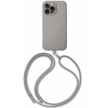 UNIQ Polnilni ovitek UNIQ z magnetom za iPhone 16 Pro Max, siv