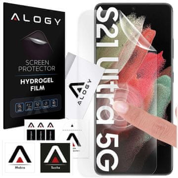 shumee Hidrogelna folija za Samsung Galaxy S21 Ultra zaščitna folija Alogy Hydrogel Film