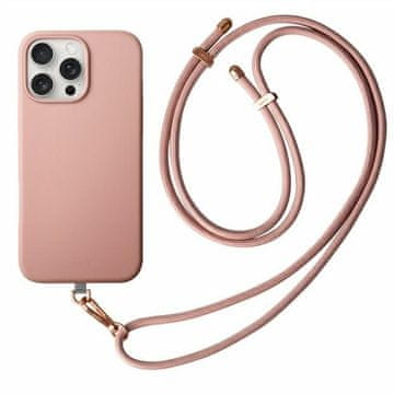 UNIQ Magnetni polnilni ovitek UNIQ za iPhone 16 Pro Max roza