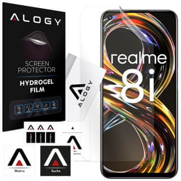 shumee Hidrogelna folija za zaščito zaslona Realme 8i Alogy Hydrogel Film