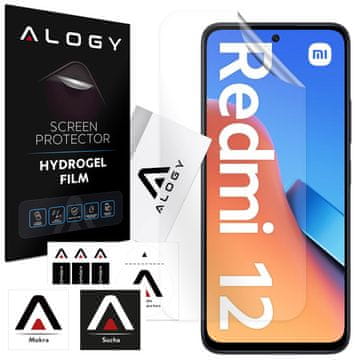 shumee Hidrogelna folija za Xiaomi Redmi 12 zaščitno folijo Alogy Hydrogel Film