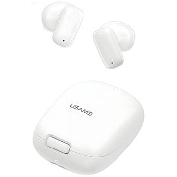 USAMS Slušalke USAMS TWS ID Series Bluetooth 5.3 bele barve