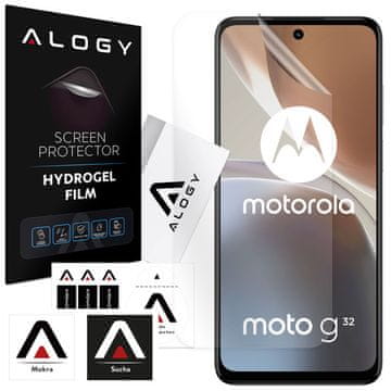 shumee Hidrogelna folija za zaščito zaslona Motorola Moto G32 Alogy Hydrogel folija