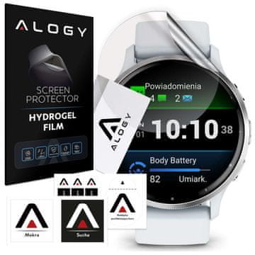 shumee Zaščitna folija iz hidrogela Alogy za pametno uro Garmin Venu 3 45 mm