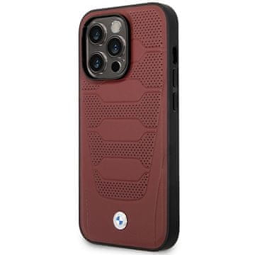Bmw BMW BMHMP14X22RPSR OVITEK IPHONE 14 PRO MAX 6.7 BORDO/BORDO USNJENI SEDEŽI VZOREC MAGSAFE