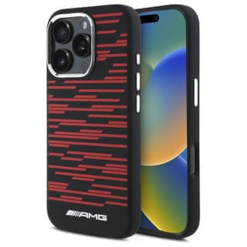 MERCEDES Silikonski ovitek MagSafe za iPhone 16 Pro Max črne barve