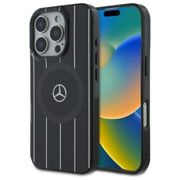 MERCEDES Ovitek Mercedes MagSafe Crossed Lines za iPhone 16 Pro