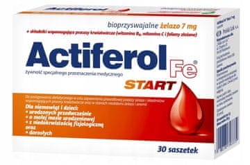 shumee Actiferol START železo 7 mg 30 vrečk