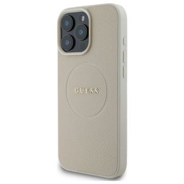 Guess GUESS HARDCASE GRINDED RING OVITEK ZA IPHONE 16 PRO MAX 6.9 ZA MAGSAFE