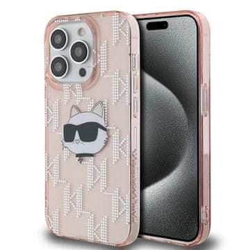 Karl Lagerfeld Ovitek za iPhone 14 Pro Karl Lagerfeld Choupette roza