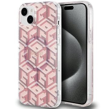 Guess Guess IML GCube MagSafe etui za iPhone 15 / 14 / 13 - roza