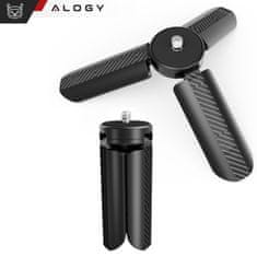 shumee Alogy Mini stojalo, držalo za telefon, stojalo za fotoaparat, nastavljivo 360 vrtljivo stojalo za fotografije, črna