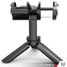 shumee Alogy Mini stojalo, držalo za telefon, stojalo za fotoaparat, nastavljivo 360 vrtljivo stojalo za fotografije, črna