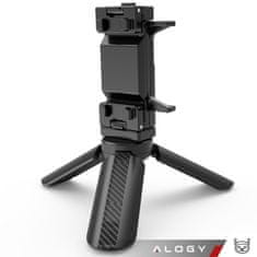 shumee Alogy Mini stojalo, držalo za telefon, stojalo za fotoaparat, nastavljivo 360 vrtljivo stojalo za fotografije, črna