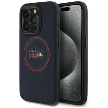 Red Bull Usnjen ovitek Red Bull MagSafe za iPhone 15 Pro Max, rdeč
