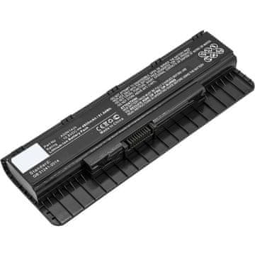 CoreParts Baterija za prenosnik za Asus 47.52Wh Li-ion 10.8V 4400mAh Črna
