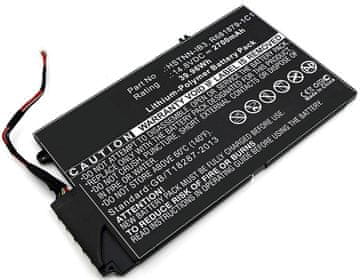 CoreParts Baterija za prenosnik HP 39.96Wh 4-celično Li-Pol 14.8V 2700mAh črna