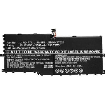 CoreParts Baterija za prenosnik Lenovo 44.08Wh Li-Pol 15.2V 2900mAh črna