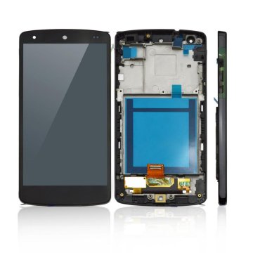 CoreParts LCD zaslon in digitalizator z okvirno enoto v beli barvi za LG Nexus 5 D820