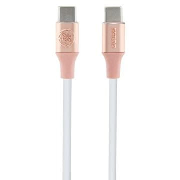 Guess Guess USB-C kabel 1,5 m za hitro polnjenje, roza