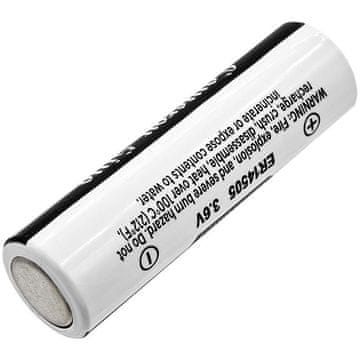 CoreParts Baterija za ER14505 9.72Wh Li-SOCl2 3.6V 2700mAh, črna