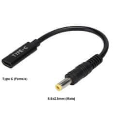 CoreParts USB-C na 5,5x2,5mm adapter za prenosnike in monitorje, do 100W