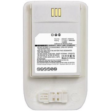 CoreParts Baterija 2.96Wh Li-ion 3.7V 800mAh bela za Mitel, Ascom brezžični telefon