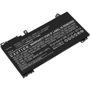 CoreParts Baterija 41.04Wh Li-Polymer 11.4V 3600mAh, črna za HP prenosnik