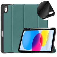 CoreParts TPU ovitek Caster, temno zelen Za Apple iPad 10.9" (2022)