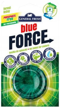 shumee Zaporni disk za straniščno školjko GENERAL FRESH BLUE FORCE za splakovalnik FOREST 1 kos.