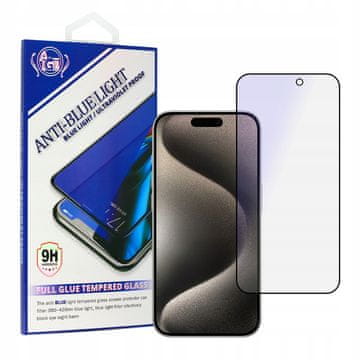 shumee Kaljeno steklo proti modri svetlobi za Samsung A12 s črnim okvirjem