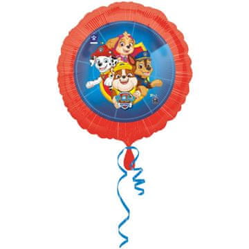 Amscan Folija balon - Paw Patrol, okrogel, 43 cm