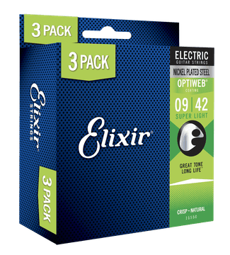 shumee 3-balenie strún Elixir Optiweb 9-42 Super Light (16550)
