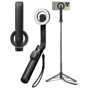 Spigen Selfie palica za MagSafe Spigen Tripod Bluetooth črna