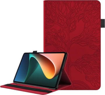 shumee OVITEK ZA TABLIČNI RAČUNALNIK OPPO PAD WIFI 11' Z ZAKLOPKOM RDEČE EKO USNJE