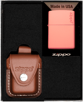 shumee Darilni set vžigalnikov ZIPPO PINK MATTE LOGO št. 2