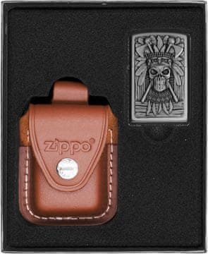 shumee Darilni set vžigalnikov ZIPPO INDIAN SKULL št. 2