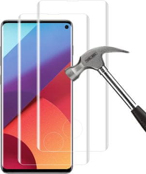 shumee KALJENO STEKLO ZA SAMSUNG GALAXY S10 HIGH RESISTANCE GLASS 9H 2 KOM