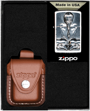 shumee Darilni set vžigalnikov Zippo Kneeling Girl Emblem št. 2