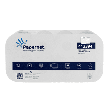 Papernet Toaletni papir, 3-slojni, 8x8, 64 rolic