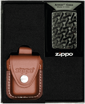 shumee Darilni set vžigalnikov ZIPPO z geometrijskim tkanjem št. 2