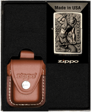 shumee ZIPPO komplet vžigalnikov ZODIAC AQUARIUS Aquarius darilo št. 2