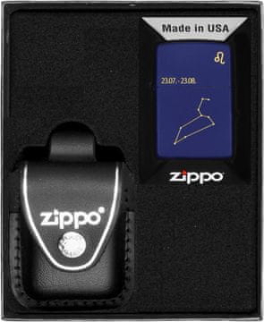 shumee ZIPPO komplet vžigalnikov ZODIAC LEO DESIGN LION darilni št. 3