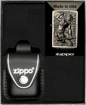 shumee ZIPPO komplet vžigalnikov ZODIAC AQUARIUS Aquarius darilo št. 3