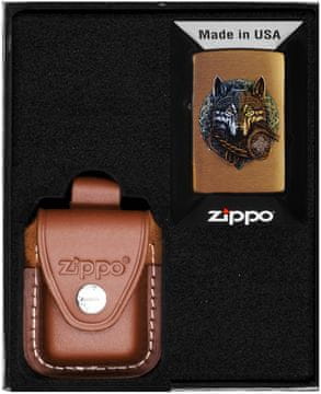 shumee Darilni set vžigalnikov ZIPPO WOLF WARRIOR DESIGN št. 4