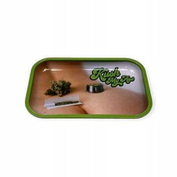 shumee SPENCER'S Kush My Ass kovinski pladenj za suha zelišča
