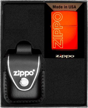 shumee Darilni set vžigalnikov ZIPPO RDEČ METALNI LASERSKI LOGO št. 3