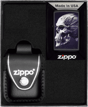 shumee Darilni set vžigalnikov ZIPPO CYBERPUNKT SKULL št. 3