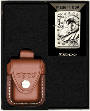 shumee ZIPPO komplet vžigalnikov ZODIAC AIRES Ram Gift št. 2